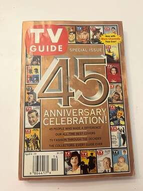 TV Guide Magazine Special Issue 45th Anniversary Celebration April 4-10 1998